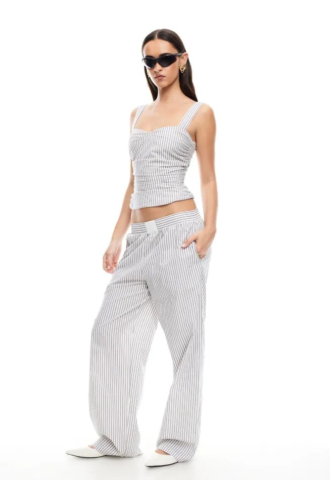 Lioness Fashion COBAIN PANT Ivory Multi Stripe Women Bottoms Lioness Fashion COBAIN PANT Ivory Multi Stripe Women Bottoms