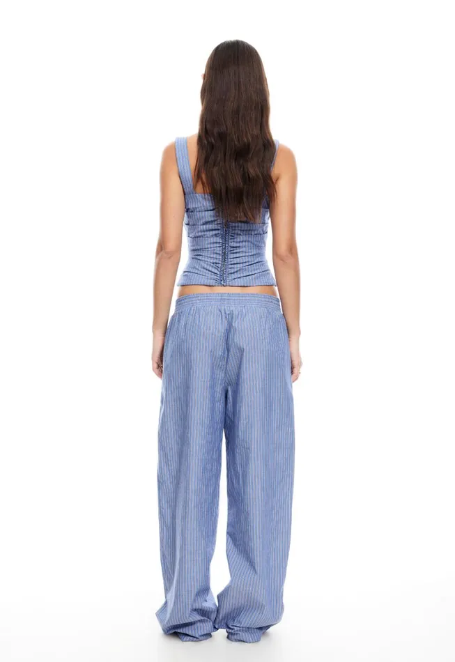Lioness Fashion COBAIN PANT Navy Stripe Women Sets and Coords Lioness Fashion COBAIN PANT Navy Stripe Women Sets and Coords