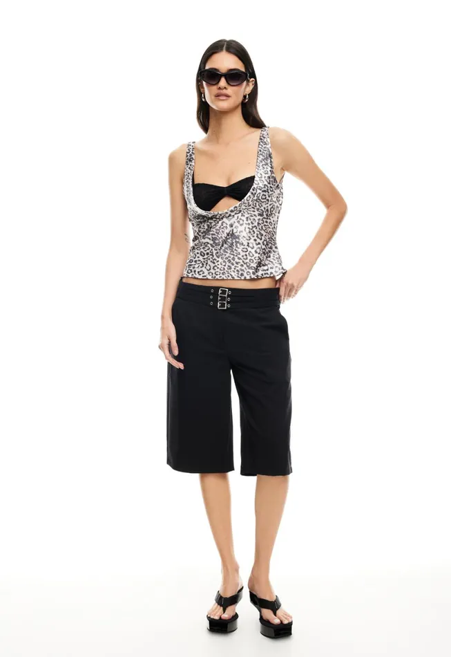 Lioness Fashion DELILAH TOP Leopard Fade Women Tops Lioness Fashion DELILAH TOP Leopard Fade Women Tops