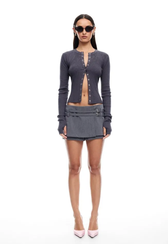 Lioness Fashion DEUCE SKORT Grey Women Shorts Lioness Fashion DEUCE SKORT Grey Women Shorts