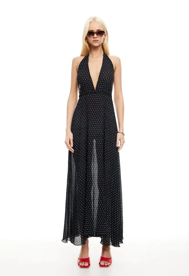 Lioness Fashion DISTRICT MAXI DRESS Onyx Polka Women Dresses