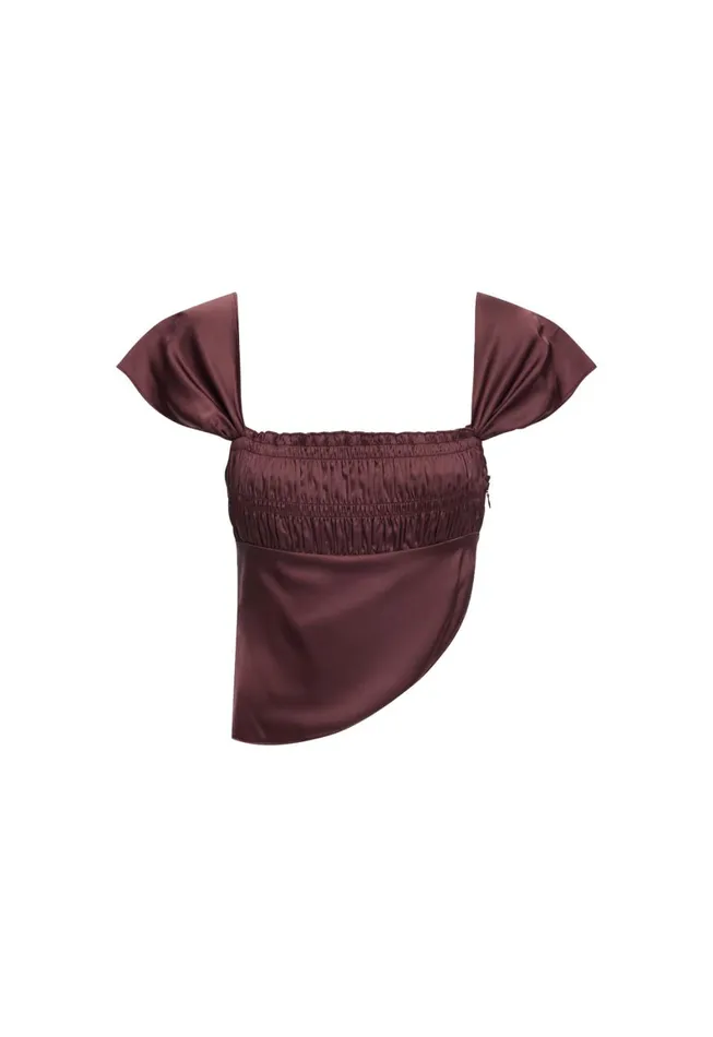 Lioness Fashion DISTRICT TOP Garnet Women Sets and Coords Lioness Fashion DISTRICT TOP Garnet Women Sets and Coords