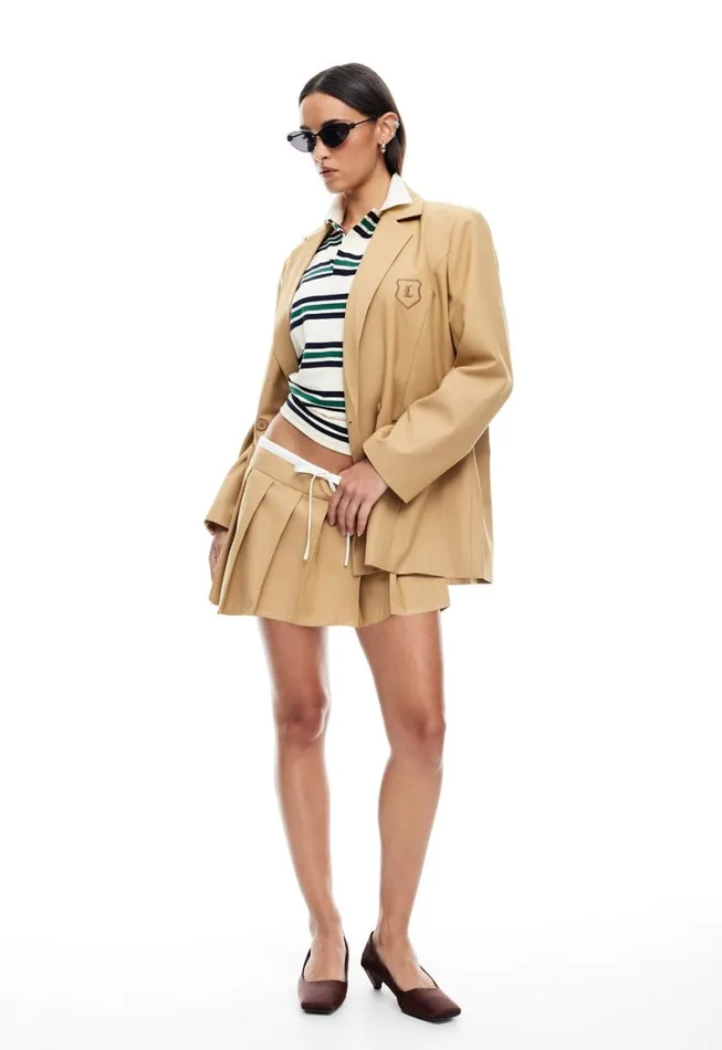 Lioness Fashion DYNASTY MINI SKORT Camel Women Shorts Lioness Fashion DYNASTY MINI SKORT Camel Women Shorts