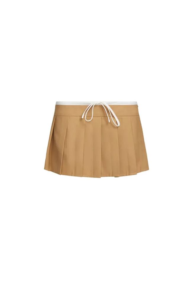 Lioness Fashion DYNASTY MINI SKORT Camel Women Shorts Lioness Fashion DYNASTY MINI SKORT Camel Women Shorts