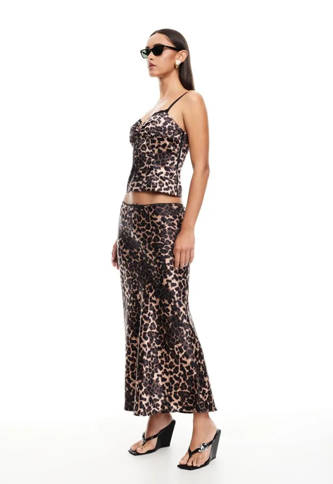 Lioness Fashion ENIGMATIC MAXI SKIRT Leopard Women Skirts Lioness Fashion ENIGMATIC MAXI SKIRT Leopard Women Skirts