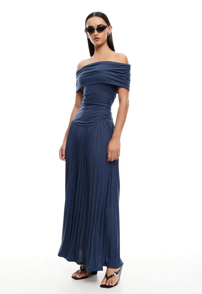 Lioness Fashion FIELD OF DREAMS MAXI Navy Women Dresses Lioness Fashion FIELD OF DREAMS MAXI Navy Women Dresses