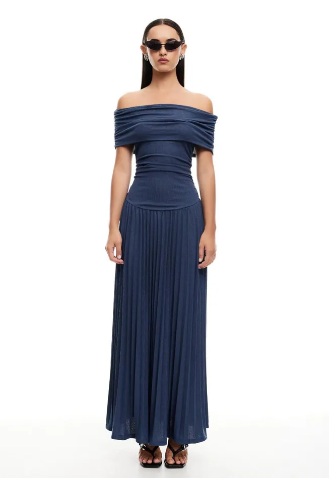 Lioness Fashion FIELD OF DREAMS MAXI Navy Women Dresses Lioness Fashion FIELD OF DREAMS MAXI Navy Women Dresses