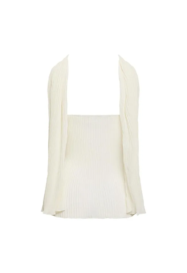 Lioness Fashion FORD STRAPLESS TOP Ivory Women Sets and Coords Lioness Fashion FORD STRAPLESS TOP Ivory Women Sets and Coords