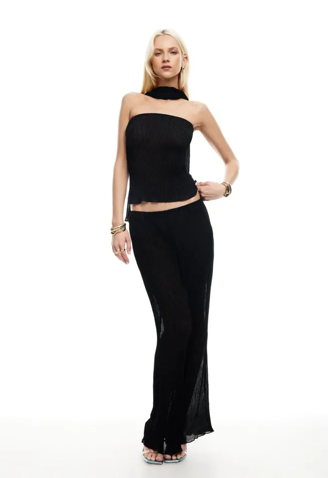 Lioness Fashion FORD STRAPLESS TOP Onyx Women Tops