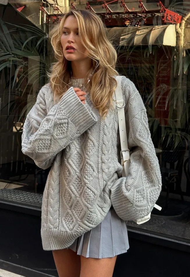 Lioness Fashion GIGI KNIT Cloud Women Outerwear Lioness Fashion GIGI KNIT Cloud Women Outerwear