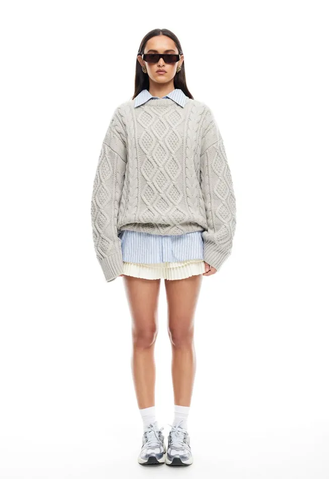 Lioness Fashion GIGI KNIT Cloud Women Outerwear Lioness Fashion GIGI KNIT Cloud Women Outerwear