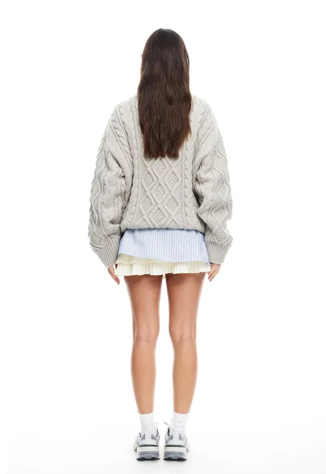 Lioness Fashion GIGI KNIT Cloud Women Outerwear Lioness Fashion GIGI KNIT Cloud Women Outerwear