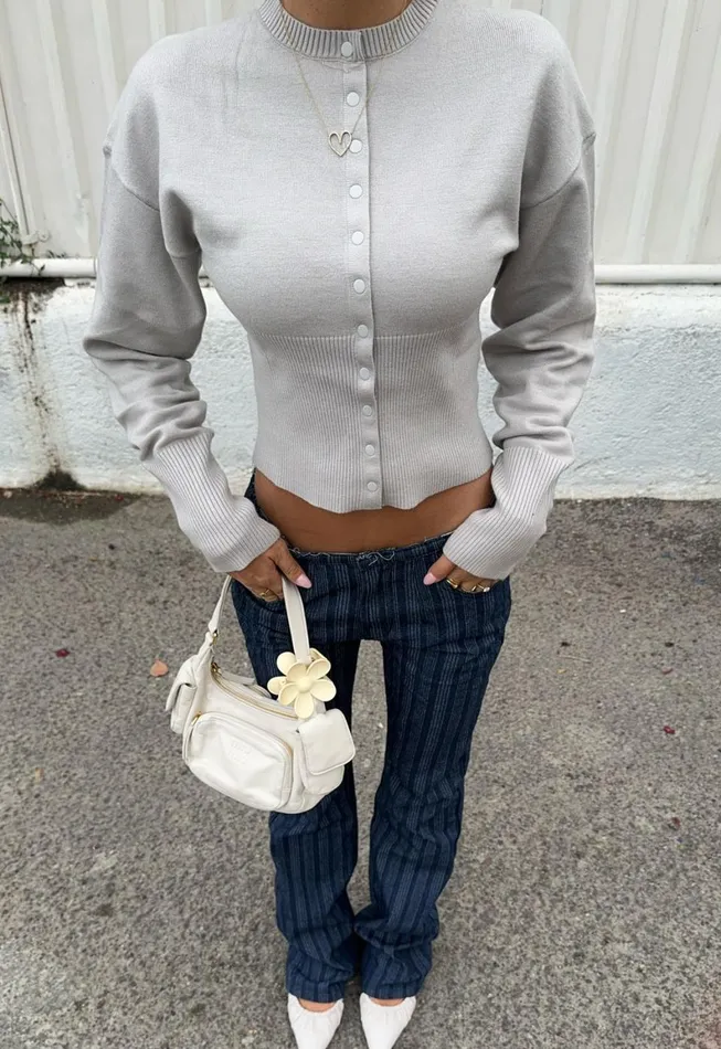 Lioness Fashion HEAD IN THE CLOUDS CARDIGAN Cloud Women Outerwear Lioness Fashion HEAD IN THE CLOUDS CARDIGAN Cloud Women Outerwear