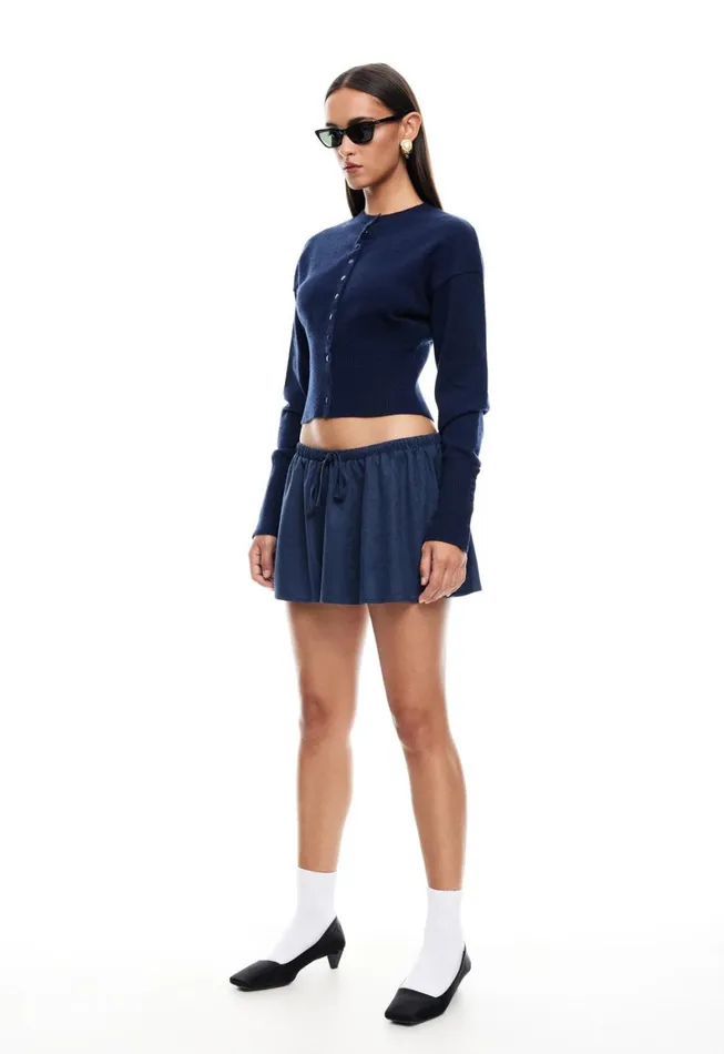 Lioness Fashion HEAD IN THE CLOUDS CARDIGAN Navy Women Tops Lioness Fashion HEAD IN THE CLOUDS CARDIGAN Navy Women Tops