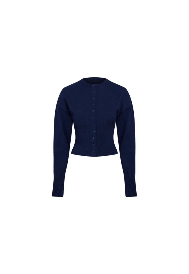 Lioness Fashion HEAD IN THE CLOUDS CARDIGAN Navy Women Tops Lioness Fashion HEAD IN THE CLOUDS CARDIGAN Navy Women Tops