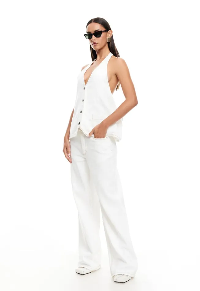 Lioness Fashion HILLS HALTER Porcelain Women Denim