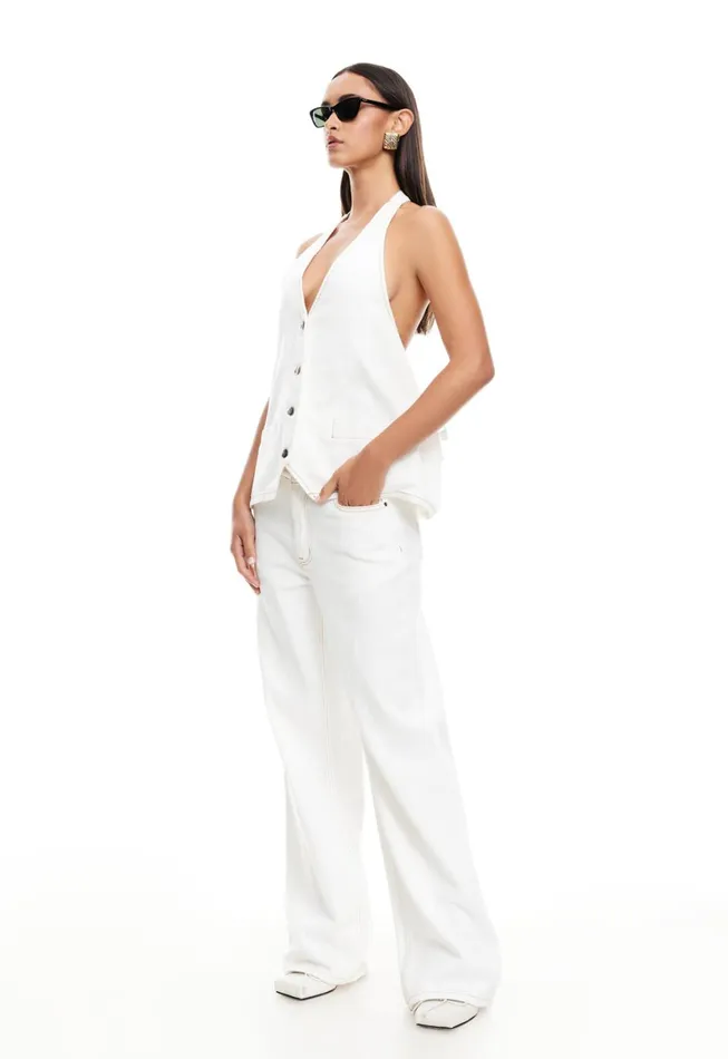 Lioness Fashion HILLS HALTER Porcelain Women Denim