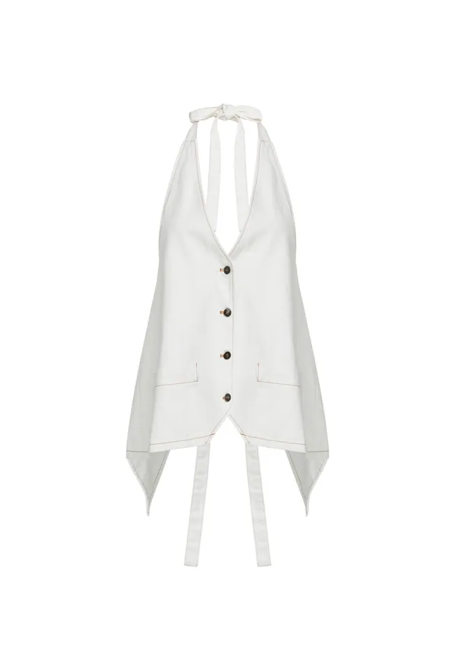 Lioness Fashion HILLS HALTER Porcelain Women Denim