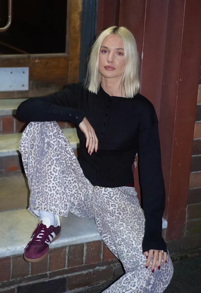 Lioness Fashion HORSESHOE JEAN Leopard Fade Women Bottoms Lioness Fashion HORSESHOE JEAN Leopard Fade Women Bottoms