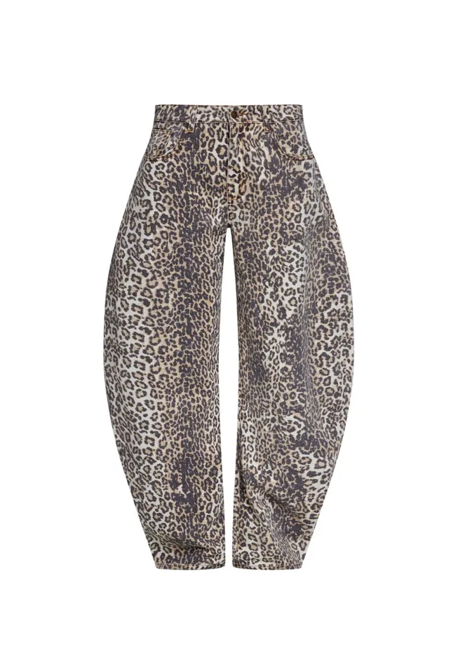 Lioness Fashion HORSESHOE JEAN Leopard Fade Women Bottoms Lioness Fashion HORSESHOE JEAN Leopard Fade Women Bottoms