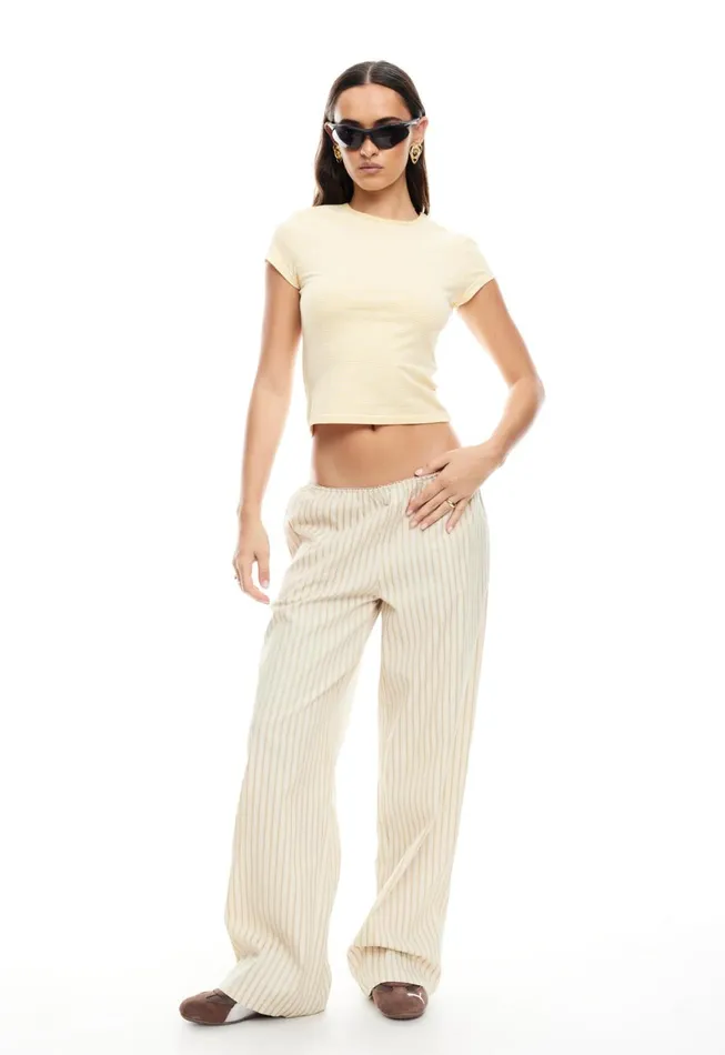 Lioness Fashion IN BLOOM PANT Beige Women Pants