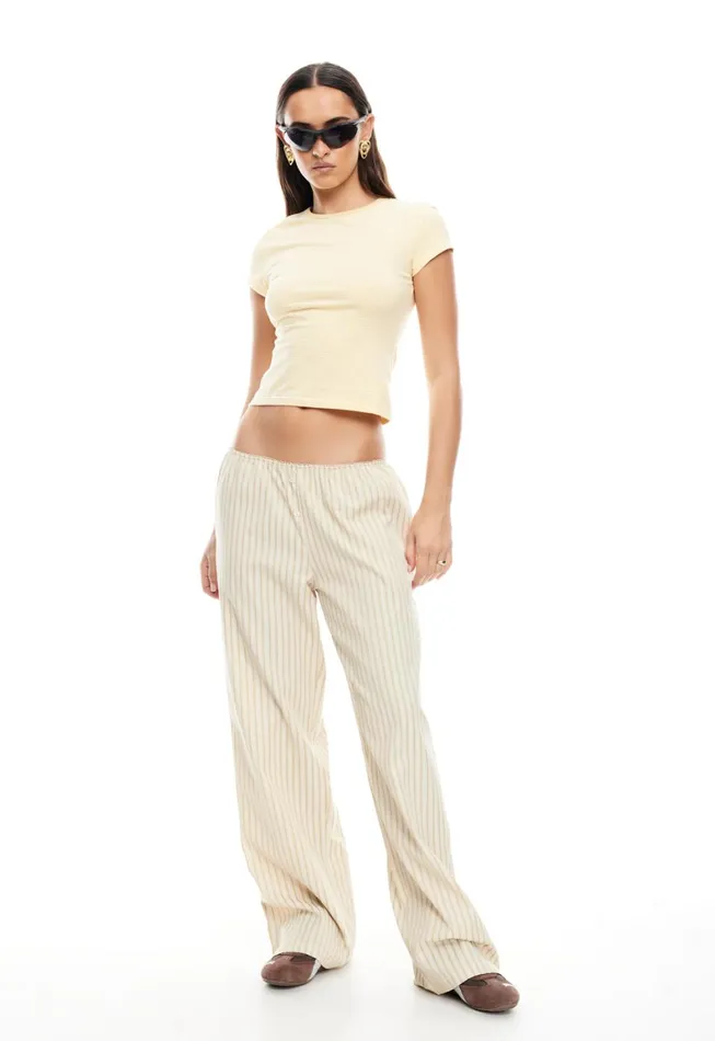 Lioness Fashion IN BLOOM PANT Beige Women Pants Lioness Fashion IN BLOOM PANT Beige Women Pants