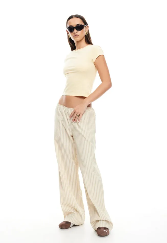 Lioness Fashion IN BLOOM PANT Beige Women Pants Lioness Fashion IN BLOOM PANT Beige Women Pants