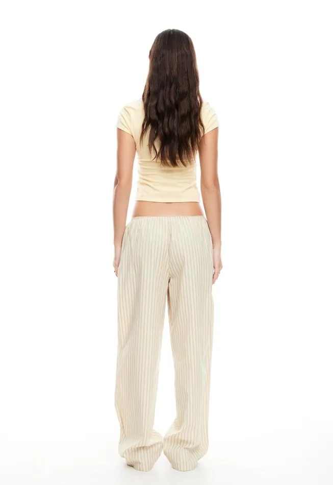 Lioness Fashion IN BLOOM PANT Beige Women Pants Lioness Fashion IN BLOOM PANT Beige Women Pants