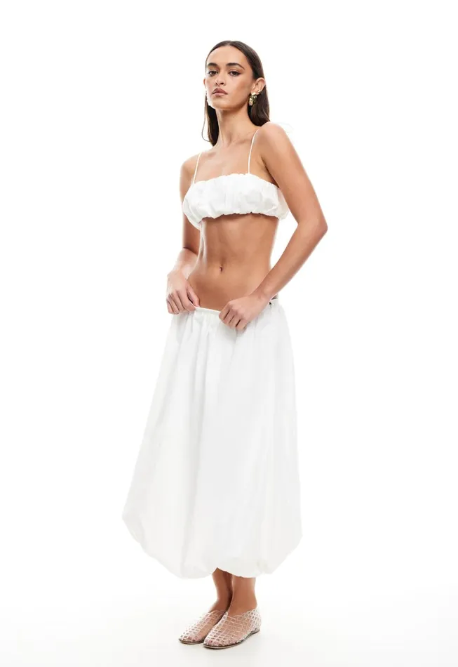 Lioness Fashion INTUITION BUBBLE MIDI SKIRT Ivory Women Skirts Lioness Fashion INTUITION BUBBLE MIDI SKIRT Ivory Women Skirts