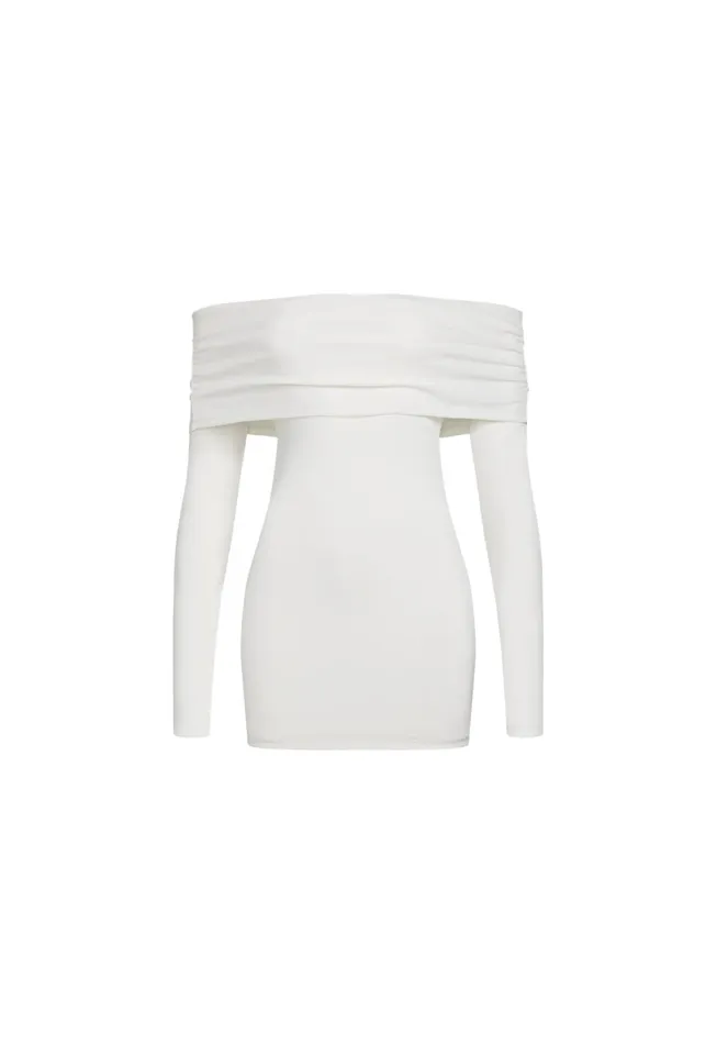 Lioness Fashion ISADORA MINI DRESS Porcelain Women Dresses Lioness Fashion ISADORA MINI DRESS Porcelain Women Dresses