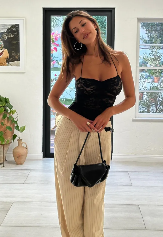Lioness Fashion LA MESA PANT Cream Pinstripe Women Pants Lioness Fashion LA MESA PANT Cream Pinstripe Women Pants