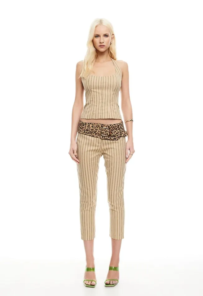 Lioness Fashion LES DEUX TOP Stone Stripe Women Tops