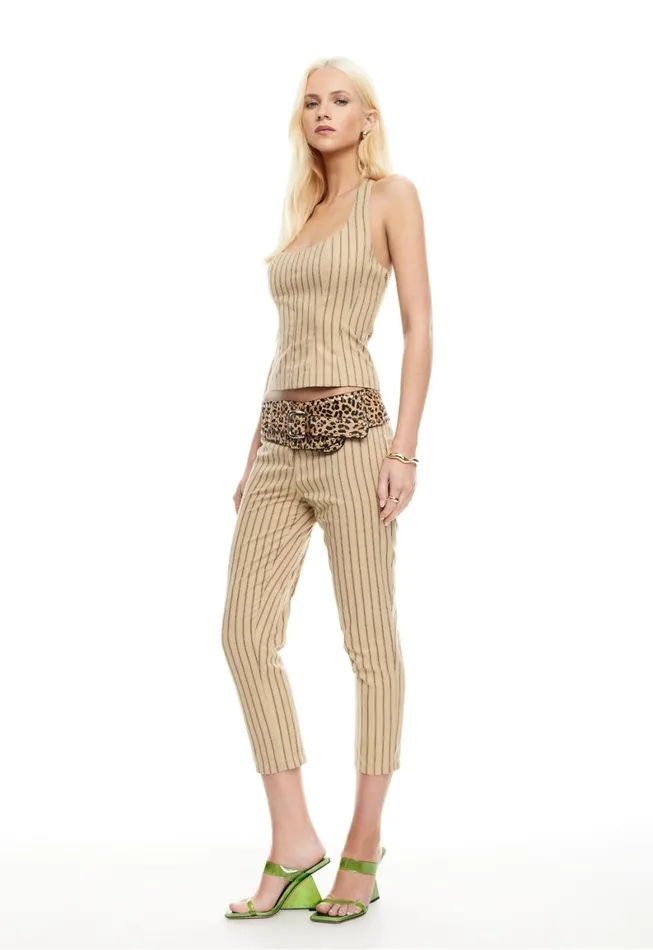Lioness Fashion LES DEUX TOP Stone Stripe Women Tops Lioness Fashion LES DEUX TOP Stone Stripe Women Tops