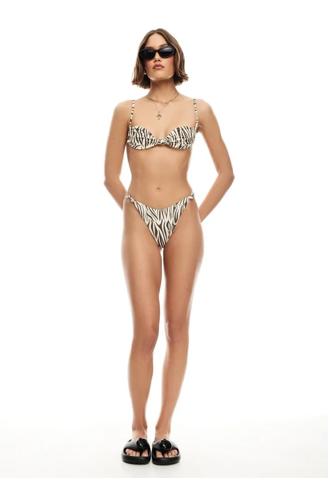 Lioness Fashion NAOMI KNOT BOTTOM Zebra Women Swim