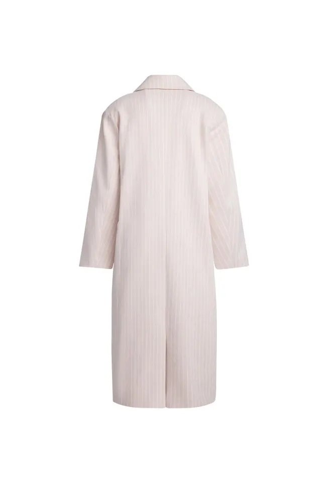 Lioness Fashion OLSEN COAT Beige Pinstripe Women Outerwear Lioness Fashion OLSEN COAT Beige Pinstripe Women Outerwear