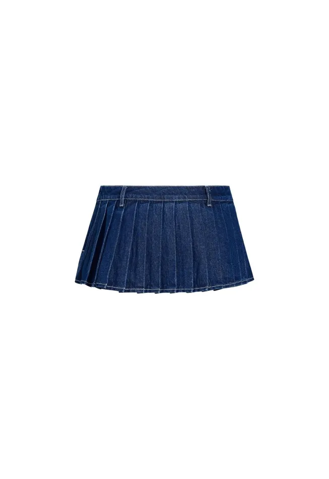 Lioness Fashion RIDER MINI SKORT Blue Denim Women Sets and Coords Lioness Fashion RIDER MINI SKORT Blue Denim Women Sets and Coords