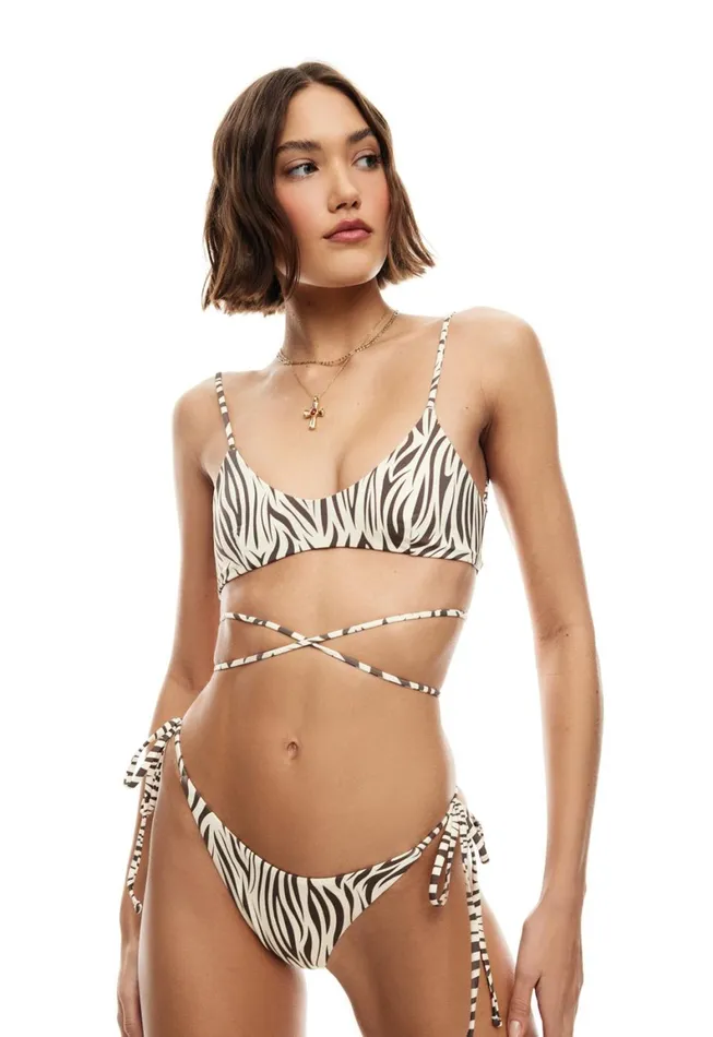 Lioness Fashion RIO TIE BOTTOM Zebra Women Sets
