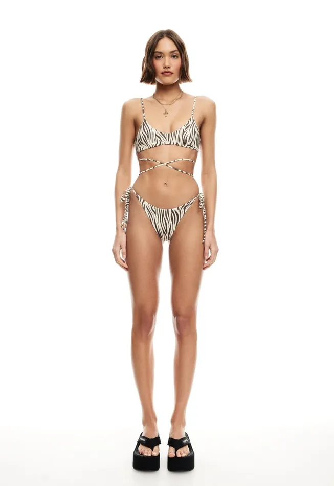 Lioness Fashion RIO TIE BOTTOM Zebra Women Swim