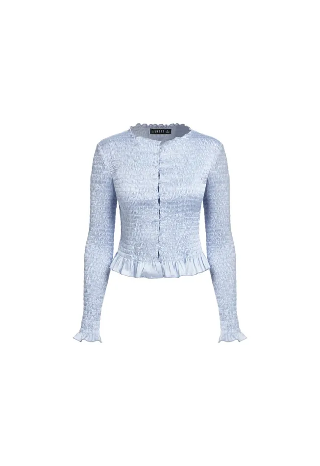 Lioness Fashion TERRA LONG SLEEVE Soft Blue Women Sets and Coords Lioness Fashion TERRA LONG SLEEVE Soft Blue Women Sets and Coords