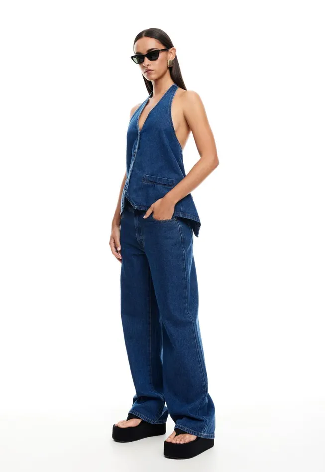 Lioness Fashion TOP MODEL JEAN Dark Denim Women Bottoms