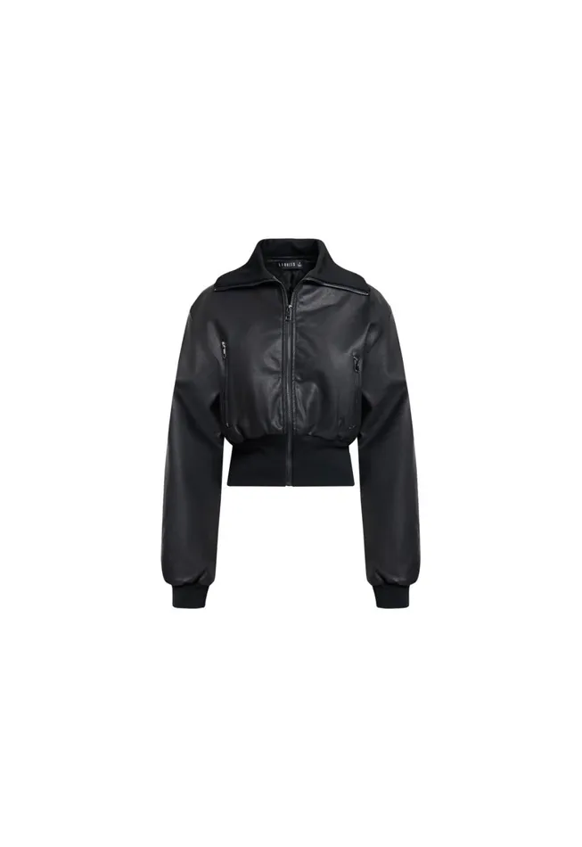 Lioness Fashion WESTWOOD CROP JACKET Onyx Women Outerwear Lioness Fashion WESTWOOD CROP JACKET Onyx Women Outerwear