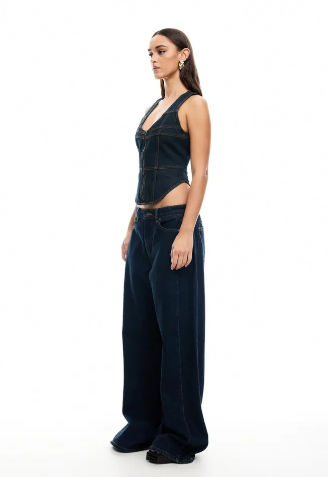 Lioness Fashion WESTWOOD JEAN Indigo Women Sets and Coords Lioness Fashion WESTWOOD JEAN Indigo Women Sets and Coords