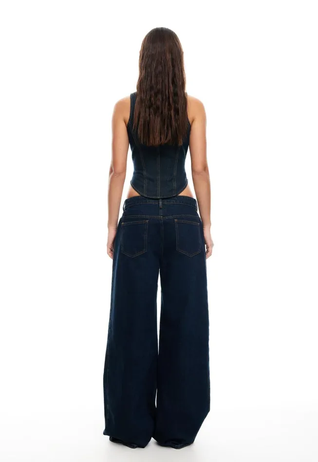 Lioness Fashion WESTWOOD JEAN Indigo Women Sets and Coords Lioness Fashion WESTWOOD JEAN Indigo Women Sets and Coords