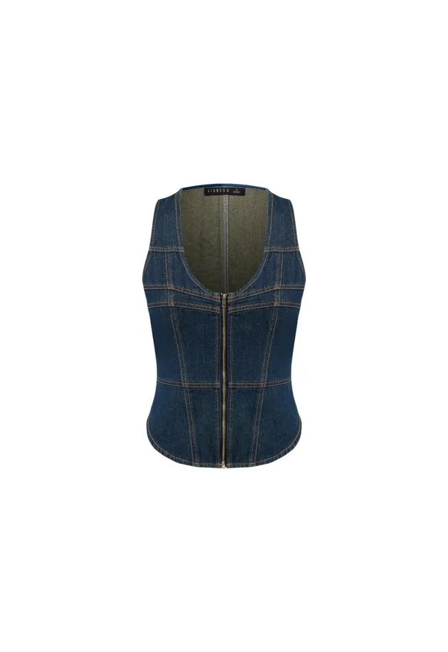 Lioness Fashion WESTWOOD TOP Indigo Women Denim Lioness Fashion WESTWOOD TOP Indigo Women Denim