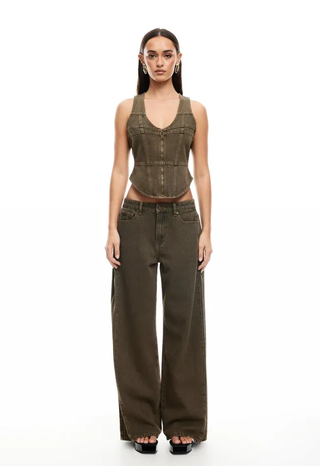 Lioness Fashion WESTWOOD TOP Petrol Women Sets and Coords Lioness Fashion WESTWOOD TOP Petrol Women Sets and Coords