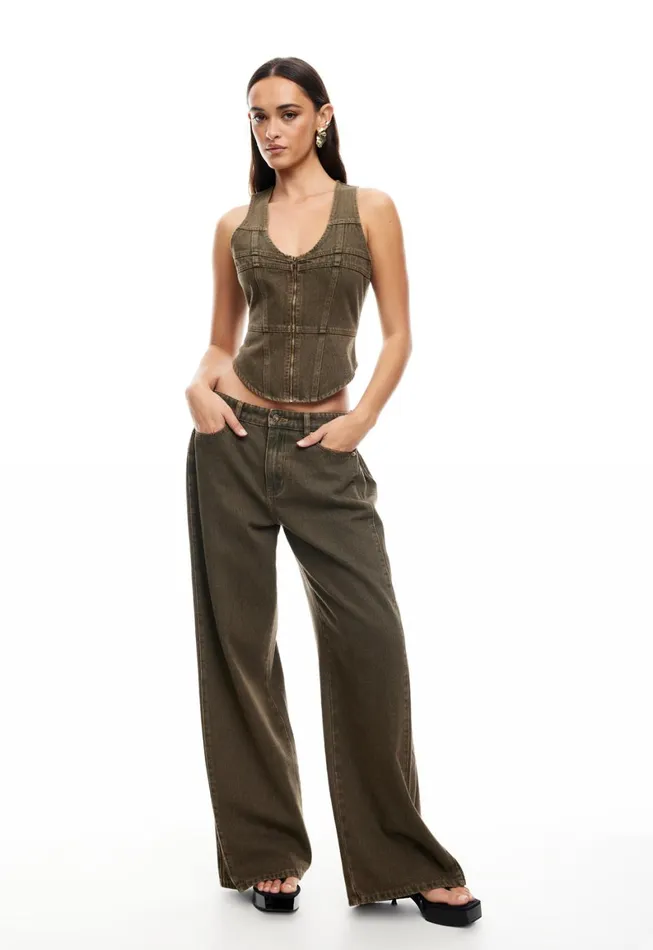 Lioness Fashion WESTWOOD TOP Petrol Women Sets and Coords Lioness Fashion WESTWOOD TOP Petrol Women Sets and Coords