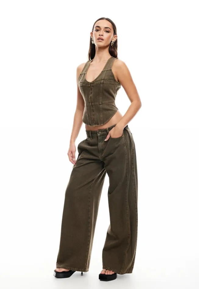Lioness Fashion WESTWOOD TOP Petrol Women Sets and Coords Lioness Fashion WESTWOOD TOP Petrol Women Sets and Coords