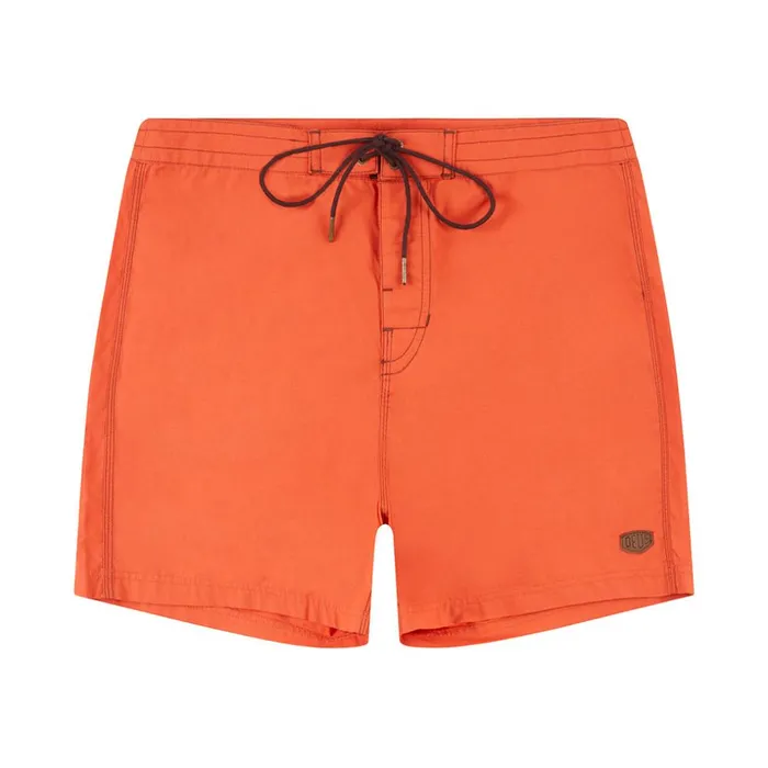 Men 17 Inch Stowaway Boardshort 8211 Orange Rust Deus Ex Machina Boardshorts