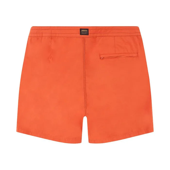 Men 17 Inch Stowaway Boardshort 8211 Orange Rust Deus Ex Machina Boardshorts Men 17 Inch Stowaway Boardshort 8211 Orange Rust Deus Ex Machina Boardshorts