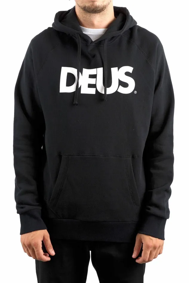 Men All Caps Hoodie 8211 Black Deus Ex Machina HoodiesFleece Men All Caps Hoodie 8211 Black Deus Ex Machina HoodiesFleece